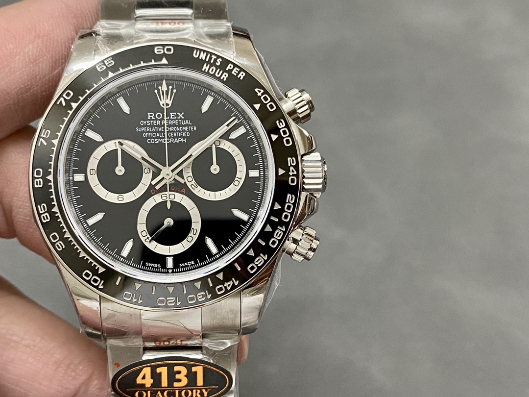 Rolex Daytona 116520 Stainless Steel Case Black Dial 40MM Mens Replica Watch